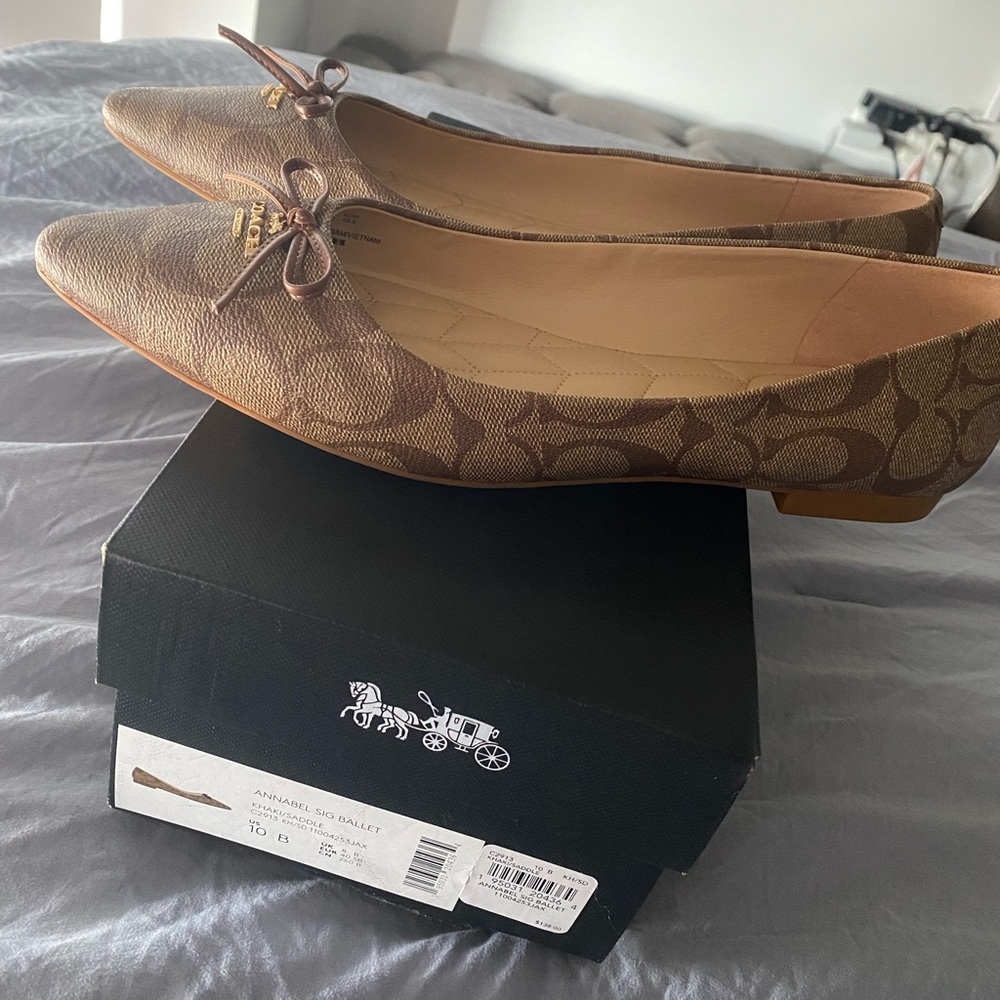 Coach ballerina flats